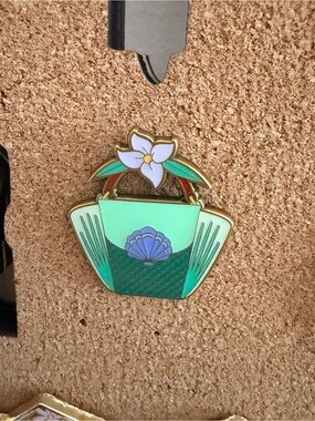 Disney ariel Teal Purse Enamel Pin